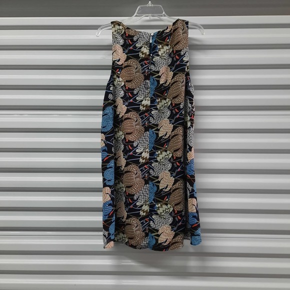 Entro Dress Womens Size Medium Floral Sleeveless Casual Mini Lined - Picture 3 of 6